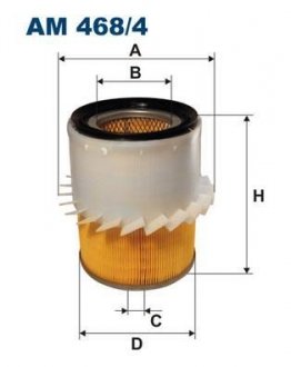 Фото автозапчастини фільтр повітря FILTRON AM4684