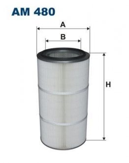 Фото автозапчасти фільтр повітряний FILTRON AM480