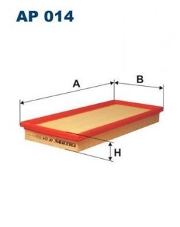 Фото автозапчасти фільтр повітряний FILTRON AP014