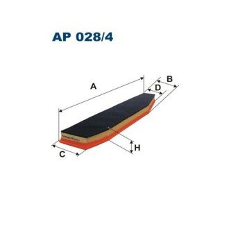 Фільтр повітря FILTRON AP0284