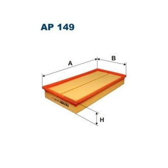 Фото автозапчастини фільтр повітря FILTRON AP149