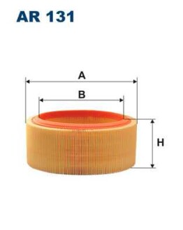 Фото автозапчасти фільтр повітря FILTRON AR131