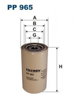Фильтр топливный FILTRON PP965 (фото 1)