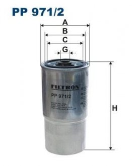 Фільтр палива FILTRON PP9712