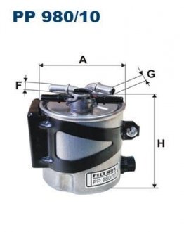 Фільтр палива FILTRON PP98010