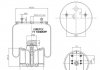 Фото автозапчастини ресора пневматична з пластиковою склянкою (940MB) FIRETECH FT 5940 KPP (фото 1)