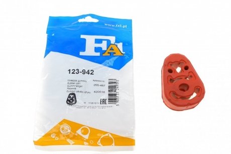 Резинка глушителя Fiat Doblo 1.3/1.9 JTD 05- Fischer Automotive One (FA1) 123-942 (фото 1)