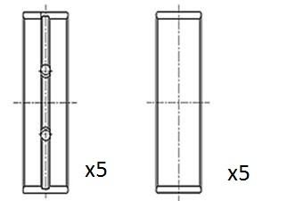 Фото автозапчастини panewki wału korbowego opel renault Fischer Automotive One (FA1) BM1027STD