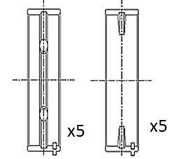 Фото автозапчасти panewki wału korbowego Fischer Automotive One (FA1) BM1035STD