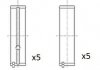 Фото автозапчастини вкладишi коріннi Psa 1.8D/1.9D/2.0 XUD7/XUD9/XU10/DW8/DW10 Fischer Automotive One (FA1) BM1038STD (фото 1)