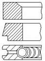 Фото автозапчасти кільця поршневі BMW 1 (F20/F21)/3 (F30/F80) 1.4-2.0i (N13) (77.00mm/STD) (1.2-1.5-2)(відкриті) Fischer Automotive One (FA1) PR12000 (фото 1)