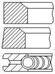 Фото автозапчасти кільця поршневі VW T5 2.0i 03-15 (82.51mm/STD) (1.2-1.5-2) Fischer Automotive One (FA1) PR29000