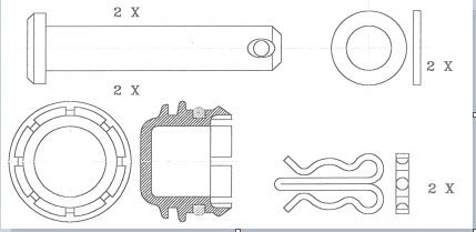 Установочный комплект колодок Mercedes FOMAR 10-01-01-1121