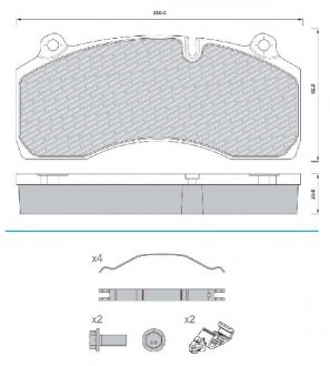 Фото автозапчасти klocki 29181 RVI Midlum 06r-,VO.FL-09r- /PT/ FOMAR 1001011183