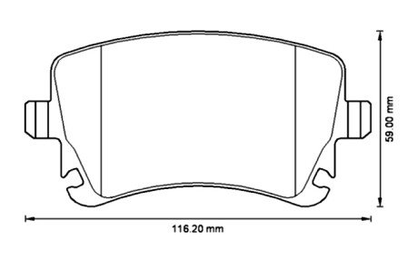 Фото автозапчасти klocki 23326 VW T5/6 03-15r- /T/ FOMAR 1001011190