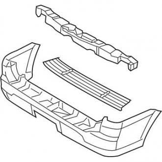 Фото автозапчасти бампер задній FORD 2L7Z17K835CAA