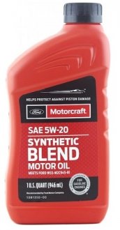 Моторна олія Motorcraft Synthetic Blend 5W-20 (XO5W20QSP) FORD XO5W20Q1SP
