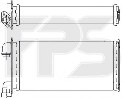 Радіатор пічки FPS FP 14 N98 (фото 1)