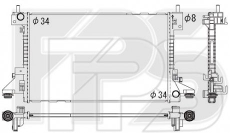 Радіатор охолодження FPS FP 17 A332