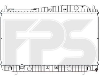 Фото автозапчастини радіатор охолодження FPS FP 17 A924