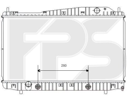 Фото автозапчастини радіатор охолодження FPS FP 17 A934