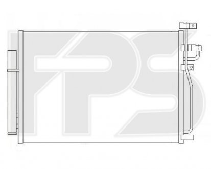 Фото автозапчастини конденсатор кондиціонера FPS FP 17 K112