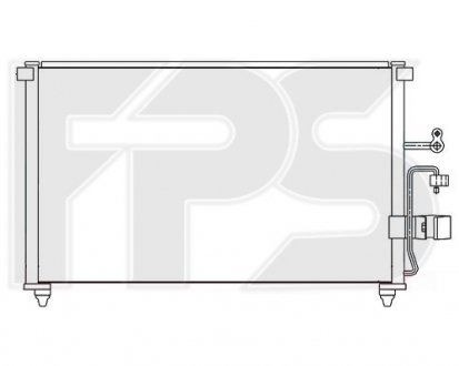 Конденсатор кондиціонера FPS FP 17 K318 (фото 1)