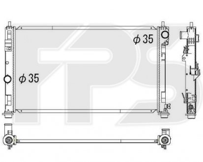 Радіатор охолодження FPS FP 24 A90