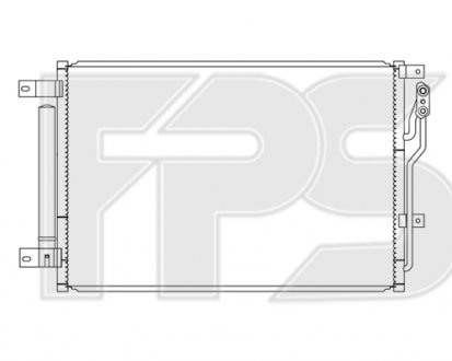 Фото автозапчастини конденсатор кондиціонера FPS FP 24 K396