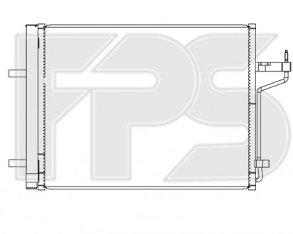 Конденсатор кондиціонера FPS FP 28 K390 (фото 1)