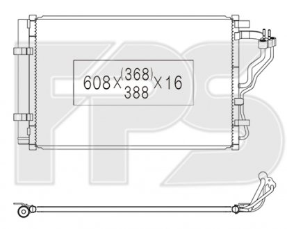 Конденсатор кондиціонера FPS FP 32 K341