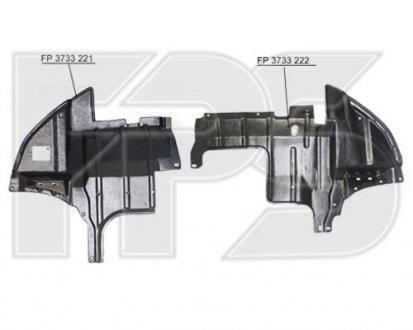 Фото автозапчастини ремчастина пластикова FPS FP 3733 222