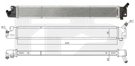 Радіатор охолодження FPS FP 40 A858