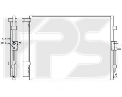 Конденсатор кондиціонера FPS FP 40 K44 (фото 1)