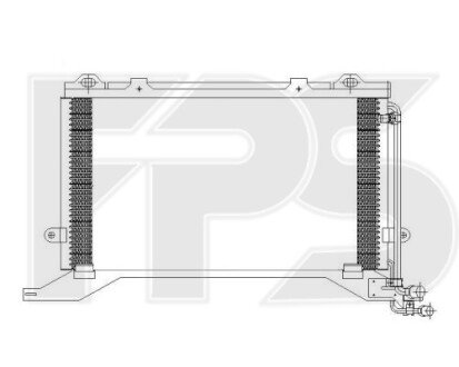 Фото автозапчасти конденсатор кондиціонера FPS FP 46 K94