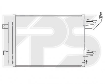 Фото автозапчастини конденсатор кондиціонера FPS FP 48 K362