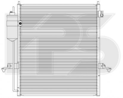Фото автозапчастини конденсатор кондиціонера FPS FP 48 K494