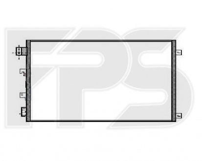 Конденсатор кондиціонера FPS FP 50 K422 (фото 1)
