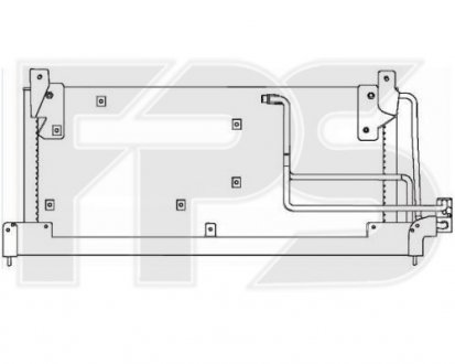 Конденсатор кондиціонера FPS FP 52 K113 (фото 1)