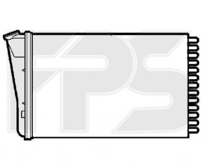Радіатор пічки FPS FP 52 N145 (фото 1)
