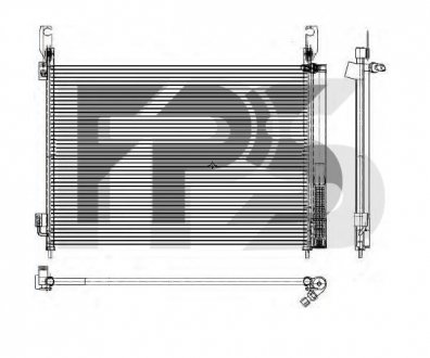 Конденсатор кондиціонера FPS FP 56 K241 (фото 1)