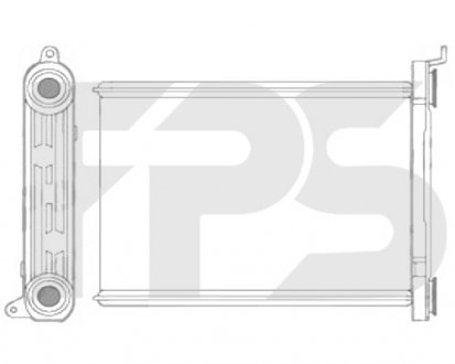 Фото автозапчасти радіатор пічки FPS FP 56 N155