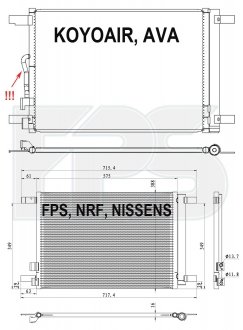 Конденсатор кондиціонера FPS FP 64 K49