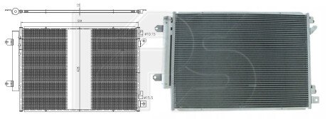 Фото автозапчасти конденсатор кондиціонера FPS FP 68 K482