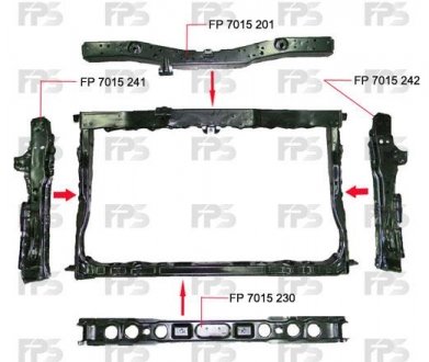 Фото автозапчастини панель FPS FP 7015 241