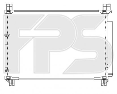 Конденсатор кондиціонера FPS FP 70 K392 (фото 1)