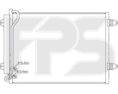 Конденсатор кондиціонера FPS FP 74 K465 (фото 1)