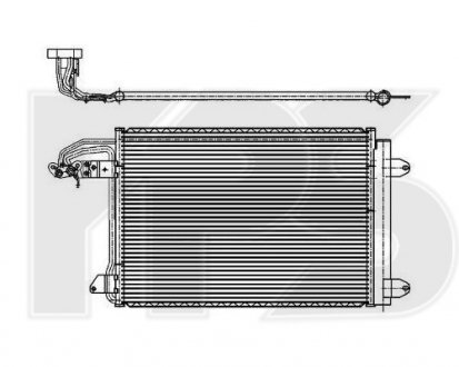 Фото автозапчасти конденсатор кондиціонера FPS FP 74 K472