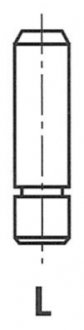 Направляющая клапана (впуск; выпуск) MITSUBISHI L200, PAJERO II, PAJERO SPORT I, CANTER (FE5, FE6) VI; CATERPILLAR 300 2.8D FRECCIA G11001 (фото 1)