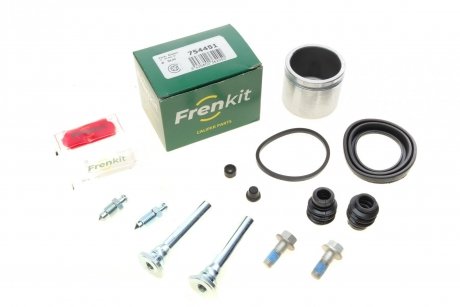 Ремкомплект суппорта (переднего) Honda Civic 91- (d=54mm)(Nih)(+2 поршня/направляющая) SuperKit FRENKIT 754451 (фото 1)